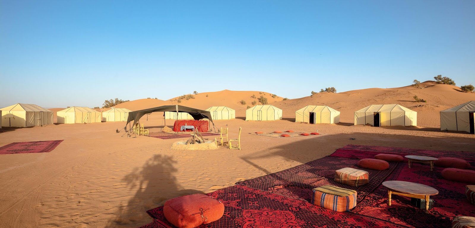 Camp du désert de l'Erg Lihoudi