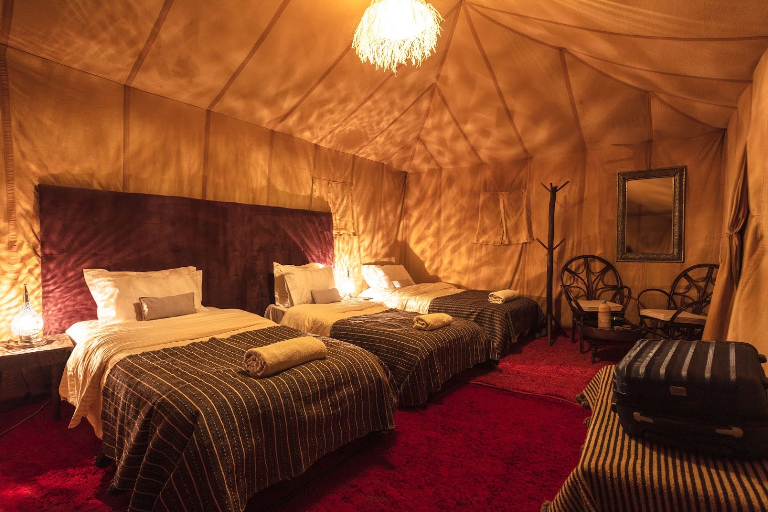 Erg chigaga comfortable camp in the desert torza