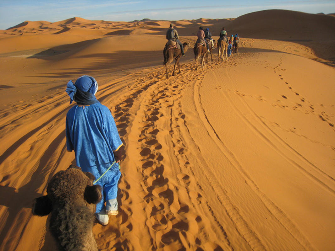 2 Days Tour From Mhamid To Erg Lihoudi - Magic Sunset, camel trekking To  ERG lihoudi Camp